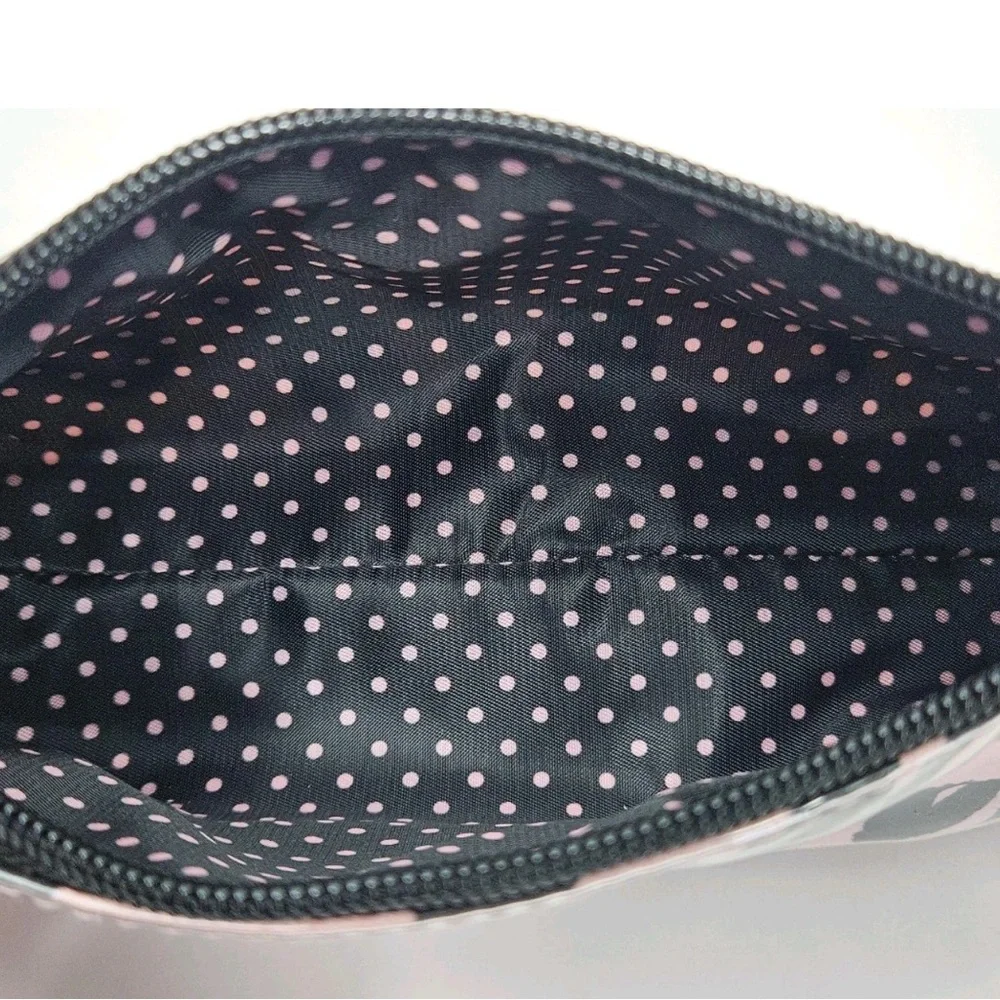 Victoria's Secret Pink and Black Graphic Makeup Pouch - Picture 6 of 8